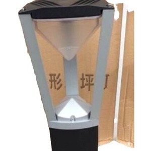 Lampes de jardin, lampadaire extérieur en fer, éclairage LED de jardin, IP54 résistant à l'eau, abat-jour en verre - Product Image 5