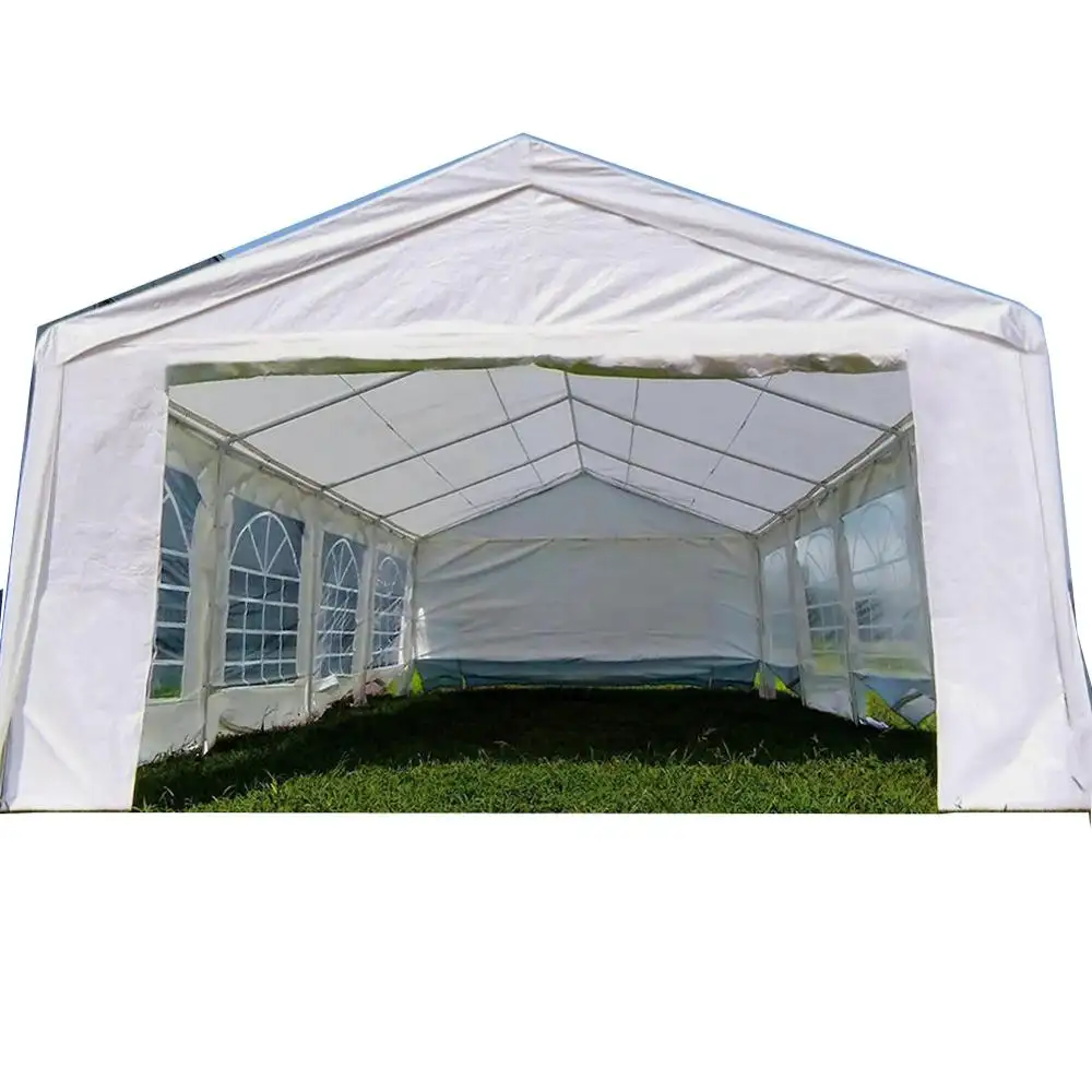 Heavy Duty 4x8M White Commercial Fair Shelter Wedding Events Tent