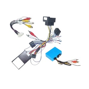 Máquina de Audio para <span class=keywords><strong>coche</strong></span> con navegación Android de pantalla grande, cable de alimentación modificado, caja de decodificación de fibra óptica, arnés de cableado de PVC automotriz - Product Image 5