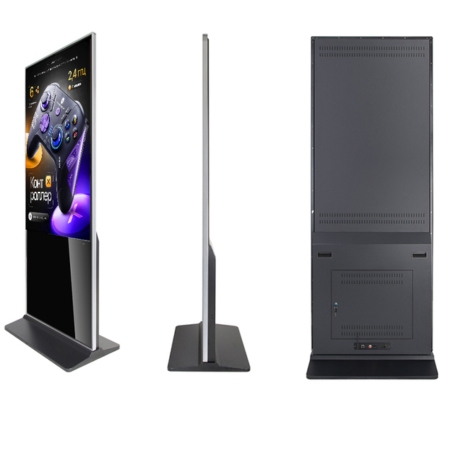 55 Inch Floor Standing Digital Signage Advertising Player with Animation for Shopping Mall Kiosk Indoor Android Display