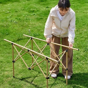 <span class=keywords><strong>Set</strong></span> Completo di Tavolo Pieghevole e Sedie per Campeggio, Attrezzatura da Picnic con Tavolo Arrotolabile - Product Image 5
