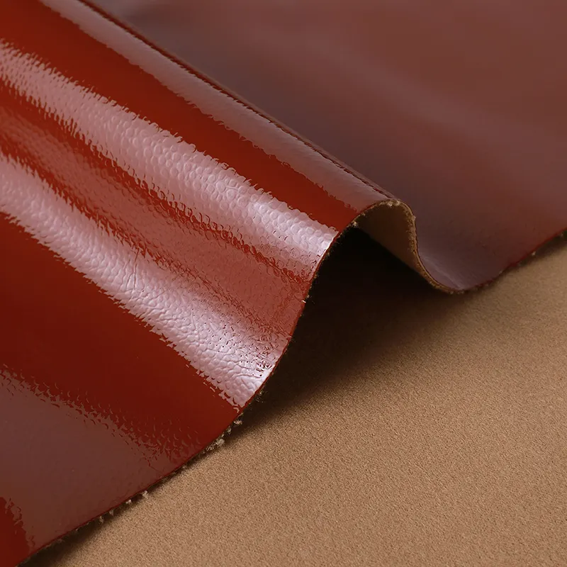 Patent Leather Seat Covers for Chairs Synthetic Mirror PU Leather Premium Quality Seat Cushions