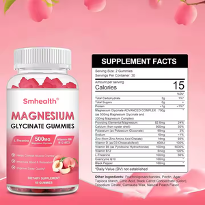 Suplemento de glicinato de magnesio complejo Triple para adultos, fábrica al por mayor, mejora la memoria del sueño para mujeres embarazadas - Product Image 3