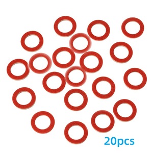 Rondelle rouge pour moteur hors-bord 90430-08020 90430-08021-00 pour réparation et remplacement du bouchon de vidange d'huile, 100 pièces - Product Image 3