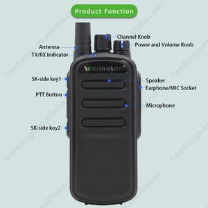 Radio bidirectionnelle Wanneton 6700-1, étanche, talkie-walkie professionnel, émetteur-récepteur FM, radios sans fil VOX, communication longue portée - Product Image 5