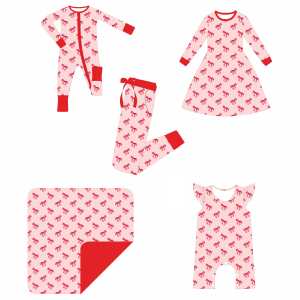 Pijamas de Bambú Personalizadas al por Mayor, Unisex, Ecológicas, con Cierre de Dos Vías, Manga Larga, con Volantes, Lindas y Cómodas - Product Image 5