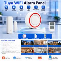 Nouvelle alarme sonore et lumineuse WIFI Tuya, niveau sonore 120 dB, 3 modes d'éclairage, prise en charge des accessoires DIY, prend en charge jusqu'à 50 capteurs RF