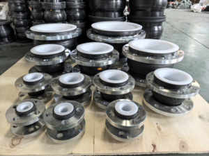 Nhà cung cấp Trung Quốc kháng hóa chất PTFE lót cao su mở rộng Doanh DIN tiêu chuẩn mặt bích duy nhất Bóng cao su mở rộng doanh - Product Image 6