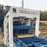 Machine de fabrication de blocs de ciment hydraulique entièrement automatique Kaidong QT4-15B avec moteur de pompe pour la production de pavés autobloquants et de briques creuses