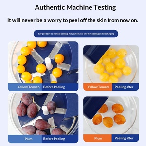 Pelapatate Wireless Portatile OEM per Casa e Cucina, Macchina per Pelare Frutta Ricaricabile USB di Grado Alimentare, Sbucciatore per Aglio e Uva - Product Image 4