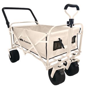 Katlanabilir El Arabası İdeal Kamp Mangalı Açık Hava Aktiviteleri Ağır Hizmet Tipi Çok Amaçlı Taşıma Arabası Portatif Taşıma Aracı - Product Image 1