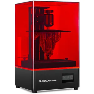 ELEGOO Saturn S MSLA 9.1'' 4K Mono LCD and Matrix UV Light Source LCD Resin 3D Printer Printing Size 196 * 122 * 210m