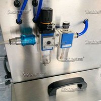 Machine de remplissage semi-automatique verticale à buse unique pour liquide, pâte, huile et parfum avec chauffage et mélange