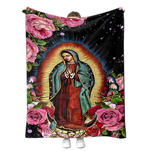 Manta de Alta Calidad con Diseño Personalizado de San <span class=keywords><strong>Judas</strong></span> Tadeo y la Virgen de Guadalupe, América del Norte, México - Product Image 5