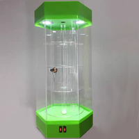 Comptoir de Présentation de Parfum Moderne en Acrylique Poli sur Pied pour Commerce de Détail, avec Personnalisation et Serrure