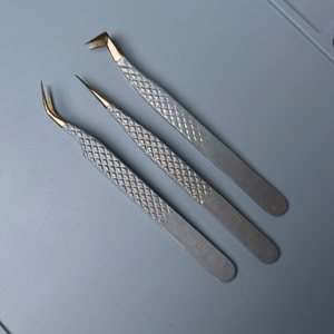Pince à épiler en acier inoxydable personnalisable avec logo ASAP, écologique, en lot, pour cils, marque privée, outil de beauté de volume, précision durable 10 mm - Product Image 4