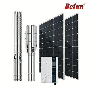 Pompa Solare Ibrida <span class=keywords><strong>ACDC</strong></span> 4 Pollici 1.5HP, Pompa Sommergibile per Pozzi Profondi 110m, Senza Spazzole, per Agricoltura - Product Image 3