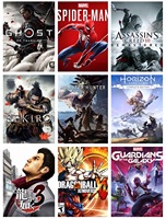 Disques de jeux PS4/PS5 : Grand Theft Auto, Tomb Raider, Pro Evolution Soccer, NB2K, FC Game Discs