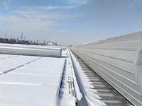 Ventilation de toit pour atelier : Évacuation thermique naturelle, structure en alliage d'aluminium, couleur bleu/blanc
