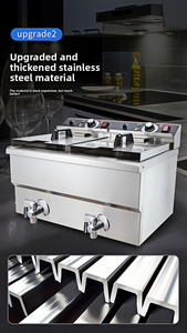 Freidoras Eléctricas Comerciales, <span class=keywords><strong>en</strong></span> Modelos de Cilindro Simple o Doble, Están Disponibles a <span class=keywords><strong>Precios</strong></span> Bajos para Compra al por Mayor. - Product Image 6