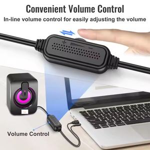<span class=keywords><strong>Altavoz</strong></span> USB con Cable 2.0 Colorido <span class=keywords><strong>para</strong></span> Juegos, Altavoces <span class=keywords><strong>de</strong></span> Computadora <span class=keywords><strong>para</strong></span> Uso en el Hogar, <span class=keywords><strong>Altavoz</strong></span> Subwoofer Multimedia <span class=keywords><strong>para</strong></span> Gamers - Product Image 3