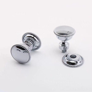 Hot Sale American Style Solid Brass <strong>Door</strong> <strong>Knob</strong> for Interior <strong>Doors</strong> Round Ball Chrome <strong>Door</strong> Handle With Lock - Product Image 4