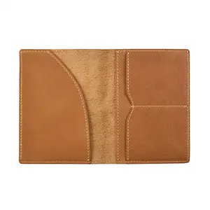 Leather Passport Cover Luxury Customized Design Genuine Leather Passport Holder Travel Wallet