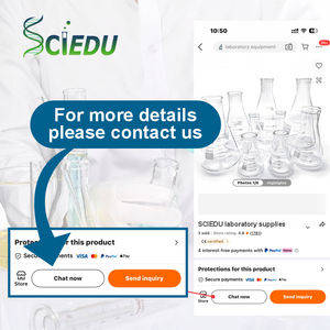 Kit de verrerie de laboratoire scientifique en verre borosilicaté : flacons, entonnoirs de séparation, pipettes, flacon de 1000 ml, verrerie de distillation - Product Image 6