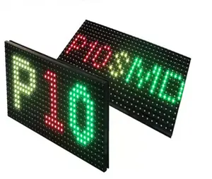 Señal de mensaje en movimiento LED de desplazamiento programable, pantalla led P10 a todo color, señal para exteriores, pantalla Led de matriz de puntos