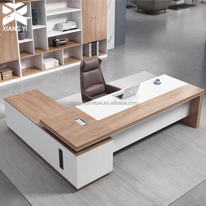 Cheap Price Luxury L Shape Ceo boss Executive Office Desk Office Traditional Furniture Desk for Office Building Office Furniture - Product Image 1