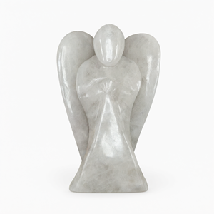 Figura de ángel de cuarzo ahumado - Sanación con cristales / Reiki / Chakra / Energía - 8.6 pulgadas y 2.36 kg (5.19 lb) - Product Image 2