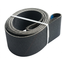Bande abrasive en carbure de silicium haute dureté 4*24 pouces 120 #   Fabrication OEM disponible pour le polissage de l'acier inoxydable