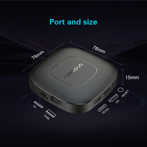 Boîtier TV intelligent OTT Mortal T1 Android 14 Quad Core Rockchip 3518 4K 5G WiFi Ethernet USB avec clavier, modèle exclusif - Product Image 6