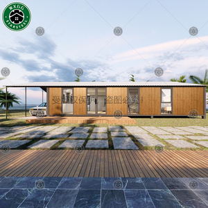 Maison modulaire préfabriquée pliable de haute qualité en bois grainé, extensible et certifiée - Product Image 4