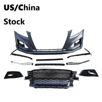 Kit carrosserie de pare-chocs avant style RSQ5 B9 avec calandre noire pour Audi Q5 SQ5 8R B8 2008 2009 2010 2011 2012