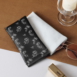 Boîtes d'emballage de bijoux personnalisées, sac de rangement souple pour <span class=keywords><strong>lunettes</strong></span> de soleil, étui à <span class=keywords><strong>lunettes</strong></span> auto-fermant, étui de voyage pour <span class=keywords><strong>lunettes</strong></span> - Product Image 2
