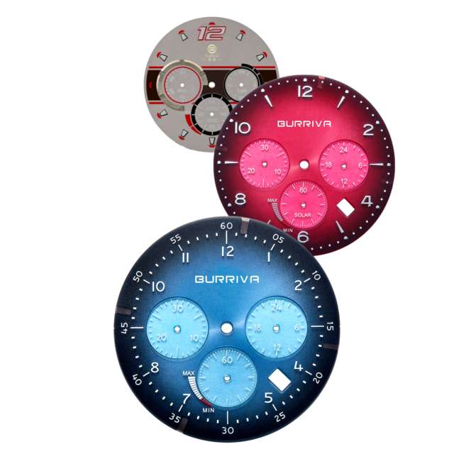 BURRIVA OEM ODM Watch Dial High-end Precise Solar Energy Dial 20 Years Watch Parts Manufacturer Factory