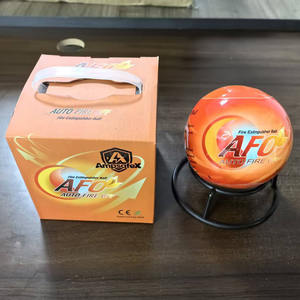 Extincteur automatique AmpsafeX AFO 1,3 kg, boule extinctrice en caoutchouc orange pour les incendies de classe A/B, sécurité au lieu de travail - Product Image 4