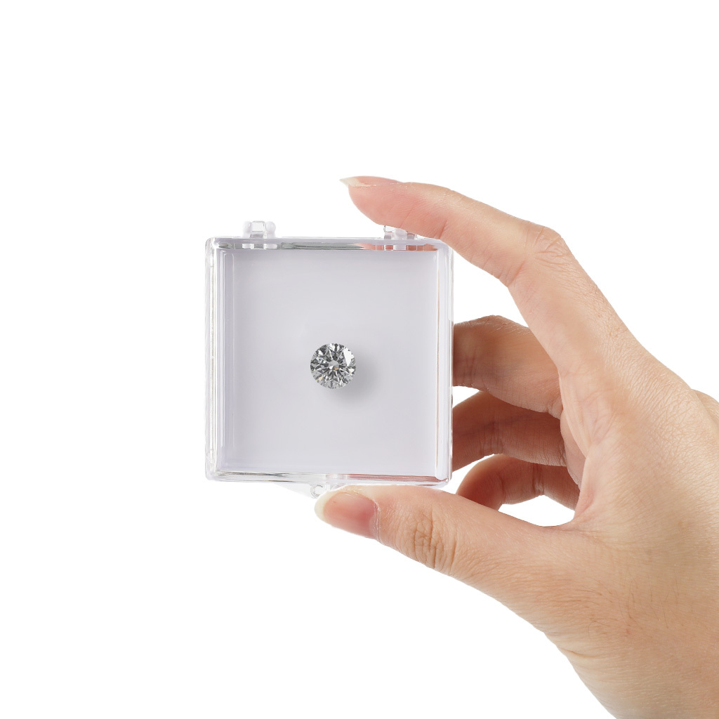 Dessus transparent et dessous blanc