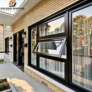 GS Frameless Aluminum Awning <b>Window</b> with Full Glass Panel - Product Image 3