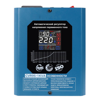 继电器型 CVR95-1KVA 1KVA 自动稳压器，微处理器控制过零点，适用于别墅 Schuko 插座