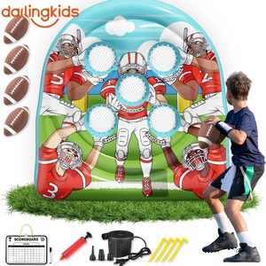 Jeu de fléchettes <span class=keywords><strong>gonflable</strong></span> pour enfants, ensemble de jeu interactif parent-enfant, cible de lancer de football, basketball et autres sports pour fêtes - Product Image 4