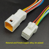 Rangkaian Kabel PVC Otomotif Tahan Air JST JWPF 2-8 Pin Khusus untuk Mobil 02R-JWPF-VSLE-S
