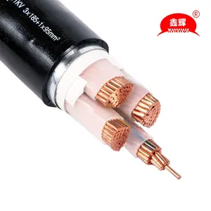 Precio de fábrica Xinhui Cable 0,6/1 KV YJV22 4X16 mm2 XLPE cable de alimentación aislado