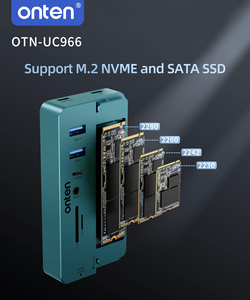 <span class=keywords><strong>SSD</strong></span> muhafaza OTN-UC966 dayanıklı alüminyum kasa ile 10-in-1 USB <span class=keywords><strong>C</strong></span> Hub - Product Image 6