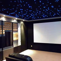 Vente en gros Yeenoo nouveau design cinéma créatif moderne ciel nocturne étoiles plafond led lumières à fibre optique avec 1 an de garantie