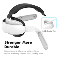 Sangle de tête de batterie confortable 6000mah Elite Strap Battery Pack Prolonger Playtime VR Accessoires pour Meta Quest 3