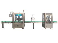 Machine de remplissage et de bouchage entièrement automatique intégrée, ligne de production universelle pour pommades et liquides