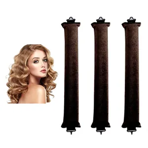 Hot Selling Bun Bons Heatless Hair Rollers With Cloth Cover No Heat Hair Curlers Heatless Curls Soft Curlers Hair Styling Tools