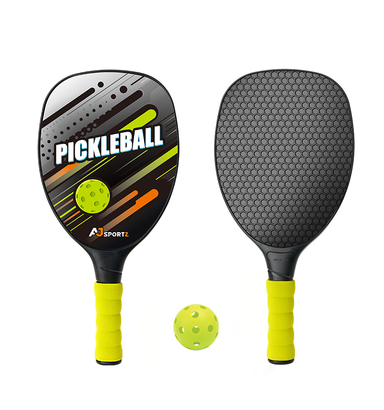 AJ SPORTZ High Quality 2-in-1 Kid's Pickleball Paddle Set Custom Logo Outdoor Toy & Structure Accessories Pickleball Racket